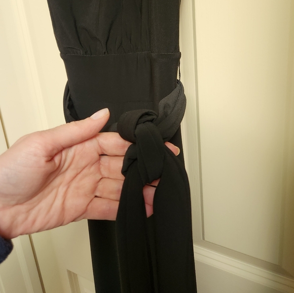 White House Black Market Black Wide Leg Jumpsuit, Size Small NWT - Picture 8 of 9